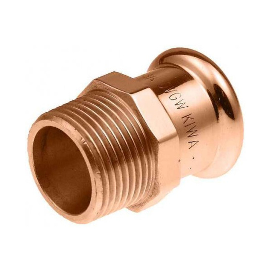 Złączka miedziana Copper Gas GZ 1/2" 18 mm KAN-therm Press 2263045002