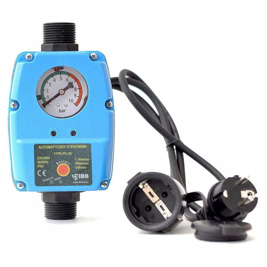 Zbiornik na deszczówkę HDPE R 5m3 + filtr, pompa Karcher BP2 CISTERN 0,8 kW, wyłącznik ciśnieniowy IBO PC-59 Wobet 0293