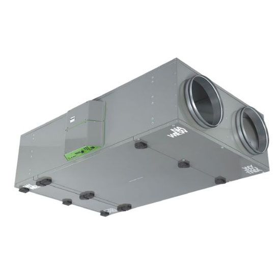 Rekuperator AirPack 1450f Energy+ z odzyskiem ciepła prawy Thessla Green 005A0002