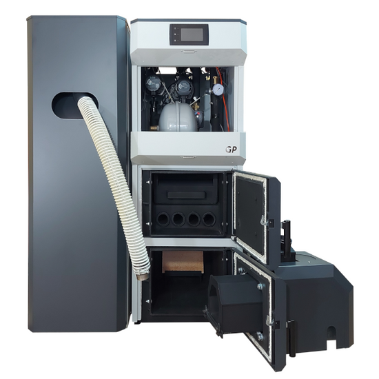 Kocioł jednopaleniskowy z automatycznym palnikiem na pellet DRACO BIO COMPACT FII GP 18 kW Tekla KB-900498