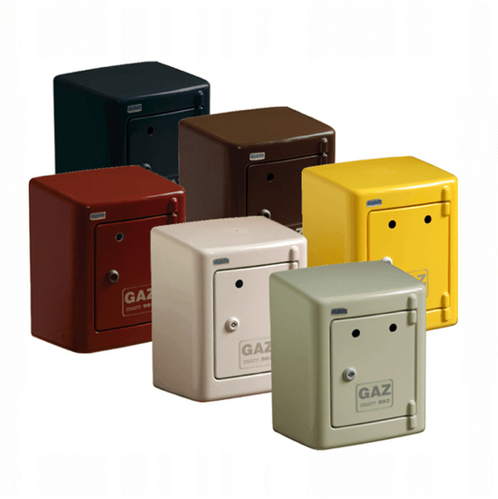 Obudowa przyłącza gazowego natynkowa KEN G-023 brązowa