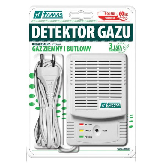 Detektor do gazu propan-butan i metanu Famas FDD-ML