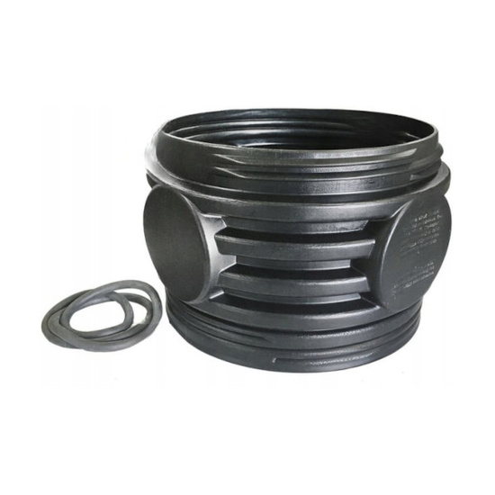 Zestaw przydomowej oczyszczalni ścieków GRAF osadnik gliny z filtrem biologicznym EPURECO7 3400 L + studzienka SL-RR + nadbudowa zbiornika D400 H250 (2 szt.) W-262G