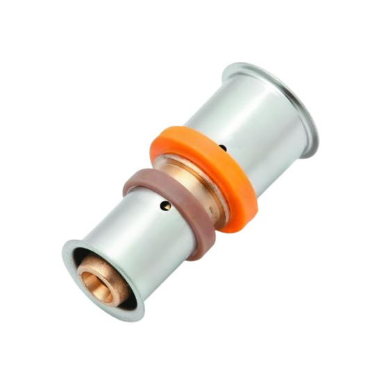 Łącznik redukcyjny mosiężny 32 x 20 mm z pierścieniem zaprasowywanym KAN-therm ultraPRESS 1009046072
