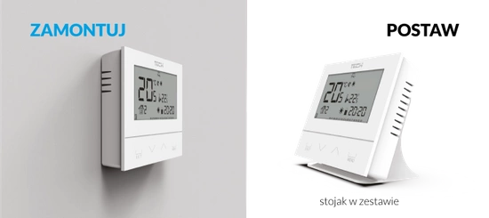 Regulator pokojowy bezprzewodowy ST-292 v2 czarny Tech WG.11.0426