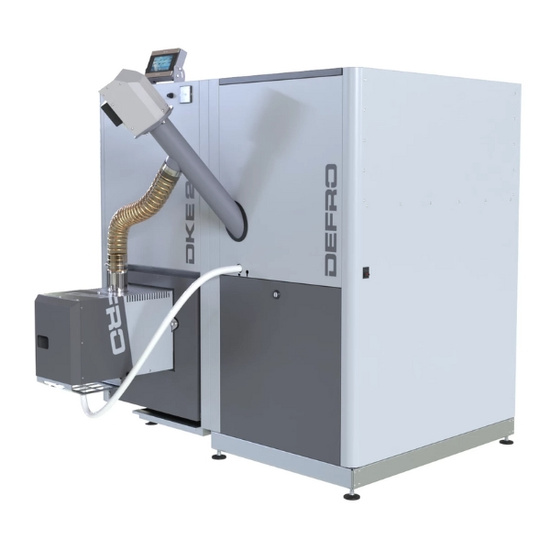 Kocioł na pellet Kompakt Ekopell 75 kW prawy Defro KCO-DKE-F-75-P