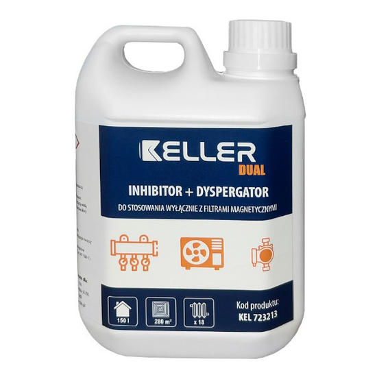 Inhibitor + dyspergator KELLER DUAL 1 L KEL 723213