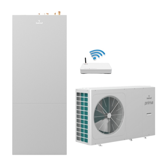 Pakiet Galmet pompa ciepła monoblok Prima 8GT R32 8 kW + szafa hydrauliczna GT160 + centrala Smart Home Sinum Line SG-000645S
