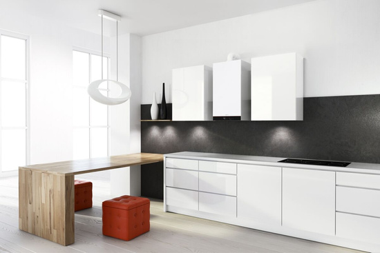 Pakiet Viessmann kocioł gazowy jednofunkcyjny Vitodens 050-W B0HA 25 kW + zasobnik Vitocell 100 L Z028056