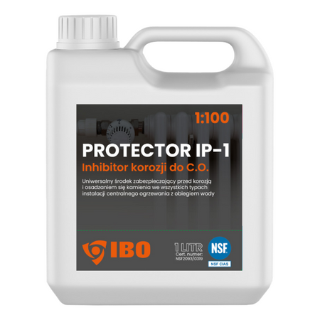 Inhibitor korozji do instalacji c.o. PROTECTOR IP-1 1 L IBO KAT00591
