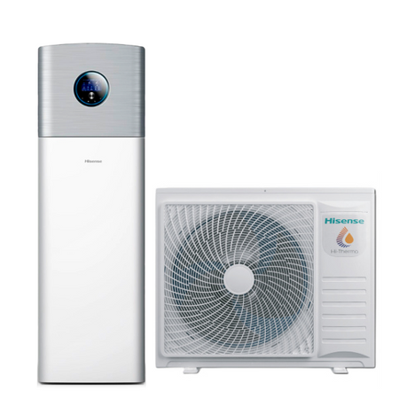 Pompa ciepła split Hi-Therma 8 kW Hisense AHW-080HCDS1 + AHS-080HCDSAA-23