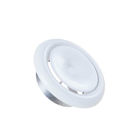 Anemostat DEC DVS 125 mm z ramką montażową nawiew Pe-flex SR-S125