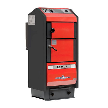 Kocioł automatyczny na pellet 45 kW z możliwością spalania drewna Atmos D50P