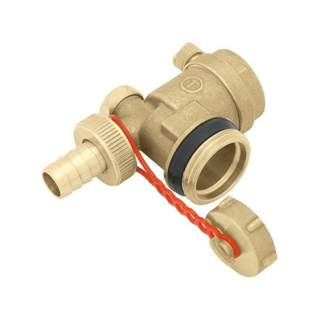 Trójnik z odpowietrznikiem automatycznym i zaworem spustowym - G1" KAN-therm 1300257002