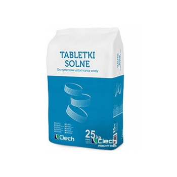Sól tabletkowana do zmiękczaczy jonitowych 25 kg