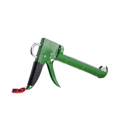 Wyciskacz do mas silikonowych 230mm zielony rynnowy STALCO S-37005