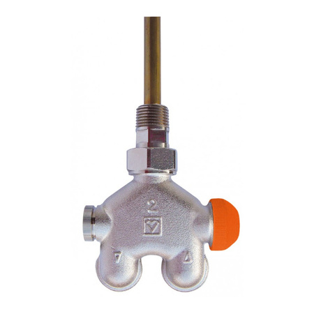 Zawór czterodrogowy prosty VU-A40 dwururowy do drabinki LIZAK Herz 1778341