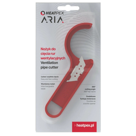 Nożyk do cięcia rur wentylacyjnych ARIA CONNECT 75 mm HEATPEX 52011900100W