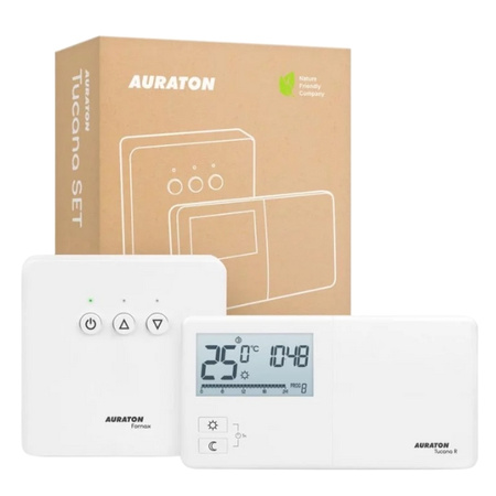 Regulator temperatury tygodniowy Tucana SET bezprzewodowy AURATON AUR00TUC0SE00