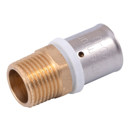 Złączka mosiężna zaprasowywana GZ 16 x 1/2" VESBO Press U ZZZ1612