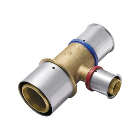 Trójnik redukcyjny PPSU 26 x 20 x 20 mm z pierścieniem zaprasowanym KAN-therm ultraPRESS 1009260019