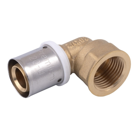 Kolano mosiężne zaprasowywane GW 25 x 3/4" 90 st. VESBO Press U ZKW2534