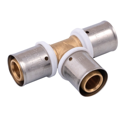 Trójnik mosiężny zaprasowywany 20 mm VESBO Press U ZT20