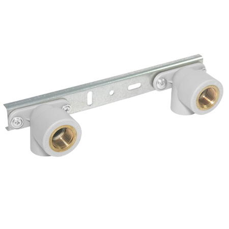 Płytka montażowa 150 mm z kolanami zgrzewanymi GW 20 x 1/2" VESBO PP 358-150
