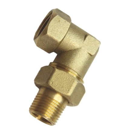 Śrubunek kątowy stożkowy mosiężny 1 1/4" Rumet 0176