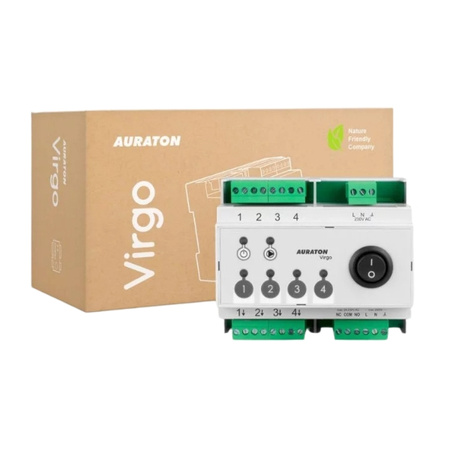 Listwa sterująca do ogrzewania podłogowego Virgo przewodowa AURATON AUR00VRG00000