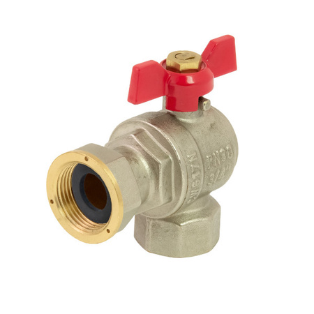 Zawór kulowy kątowy motylek PHA-010/O 1" DN25 Perfexim 00-010-0250-001