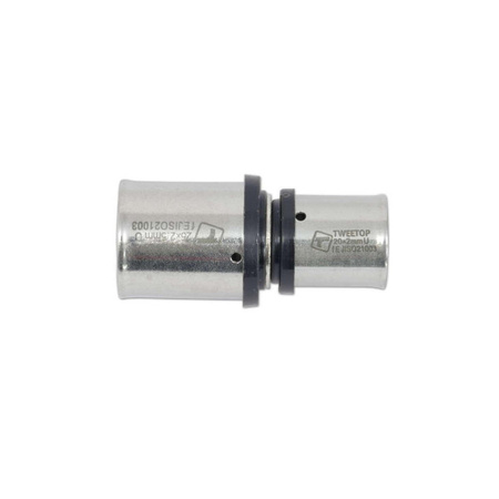 Złączka zaprasowywana redukcyjna mosiężna 25 x 20 mm Tweetop 06011117