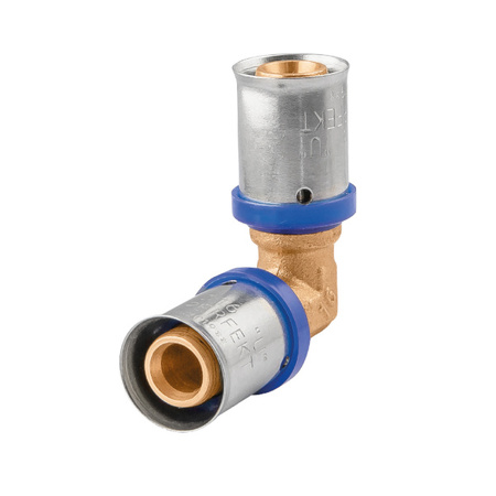 Kolano zaprasowywane 736 25 mm proste Perfexim 62-736-0250-000