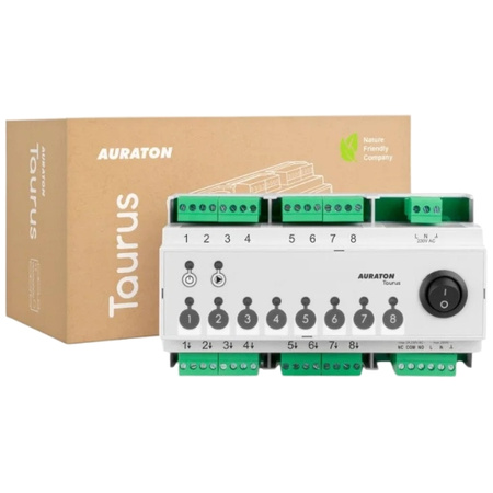 Listwa sterująca do ogrzewania podłogowego Taurus przewodowa AURATON AUR00TRS00000