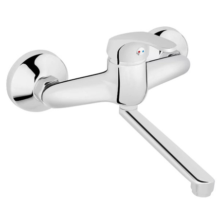 Bateria umywalkowa ścienna Basic chrom Ferro BBC3