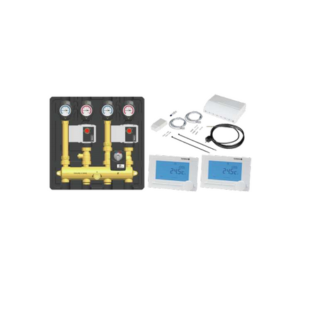 Zestaw hydrauliczny z pakietem regulacyjnym MIX3 do kotłów wiszących z OpenTherm De Dietrich 7616233M3