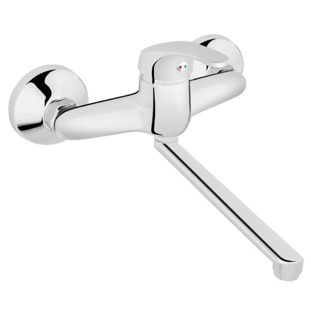 Bateria kuchenna ścienna Basic chrom Ferro BBC5