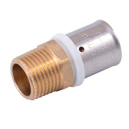 Złączka mosiężna zaprasowywana GZ 25 x 3/4" VESBO Press U ZZZ2534