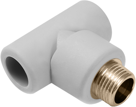 Trójnik zgrzewany PP GZ 20 x 1/2" DETAL-MET TRGZ20X1/2