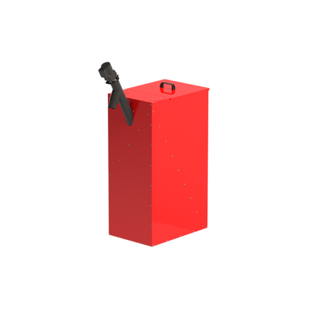 Zestaw AZPD 240 R z zasobnik na pellet 240 L i przenośnikiem DRA25 1,3 m Atmos H0283