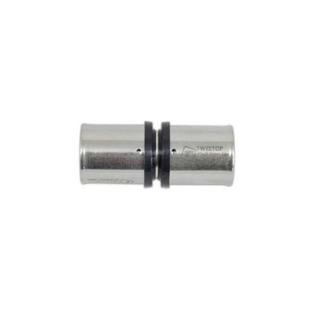 Złączka zaprasowywana prosta mosiężna 25 x 25 mm Tweetop 06011009