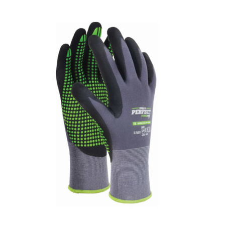 Rękawice nylonowe Nitrile Flex Dots 10" STALCO Perfect S093276321