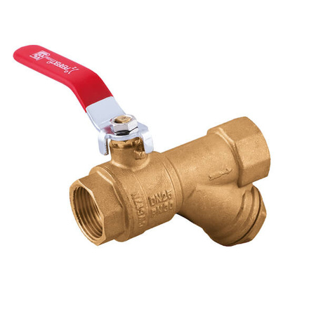 Zawór kulowy PHA-006 z filtrem skośnym 1" Perfexim 01-006-0250-000