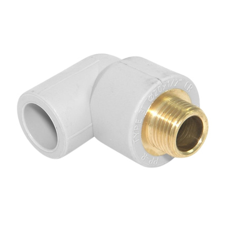 Kolano zgrzewane PP-R GZ 25 x 3/4" VESBO PP 605-25/34-V