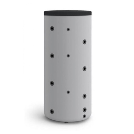 Zbiornik buforowy SG(B) 1000 L z wężownicą spiralną czarny stojący Galmet 71-100600