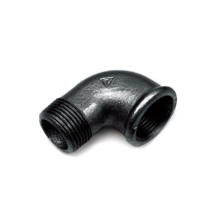 Kolano nyplowe 3/4" czarne Gebo 92-5S 