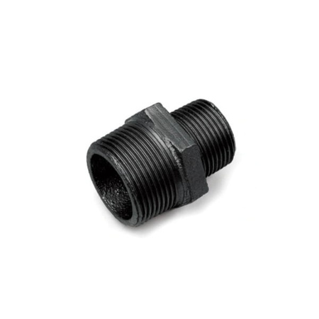 Nypel redukcyjny 1 1/4" x 3/4" czarny Gebo 245-28S