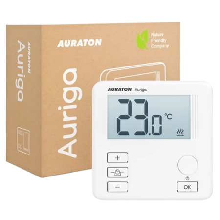 Regulator temperatury dobowy Auriga przewodowy AURATON AUR00AUG00000
