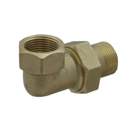 Śrubunek kątowy mosiężny z oringiem 1/2" Goshe 607.020
