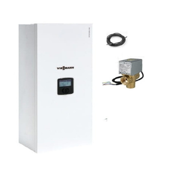 Kocioł elektryczny Viessmann Vitotron 100 VLN3 4-8 kW + zawór 3-drogowy + czujnik CWU Vitotron